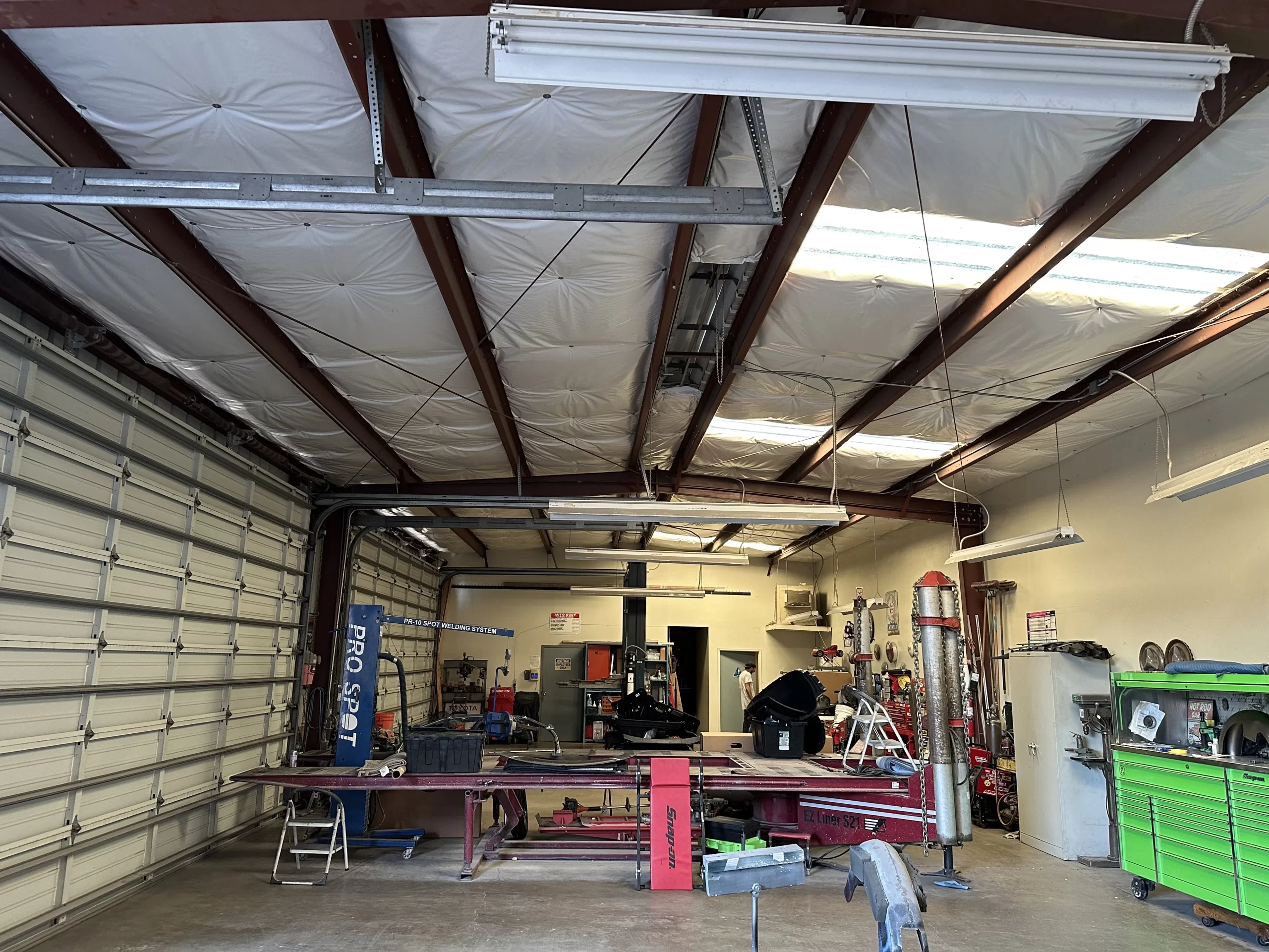 Auto body repair shop