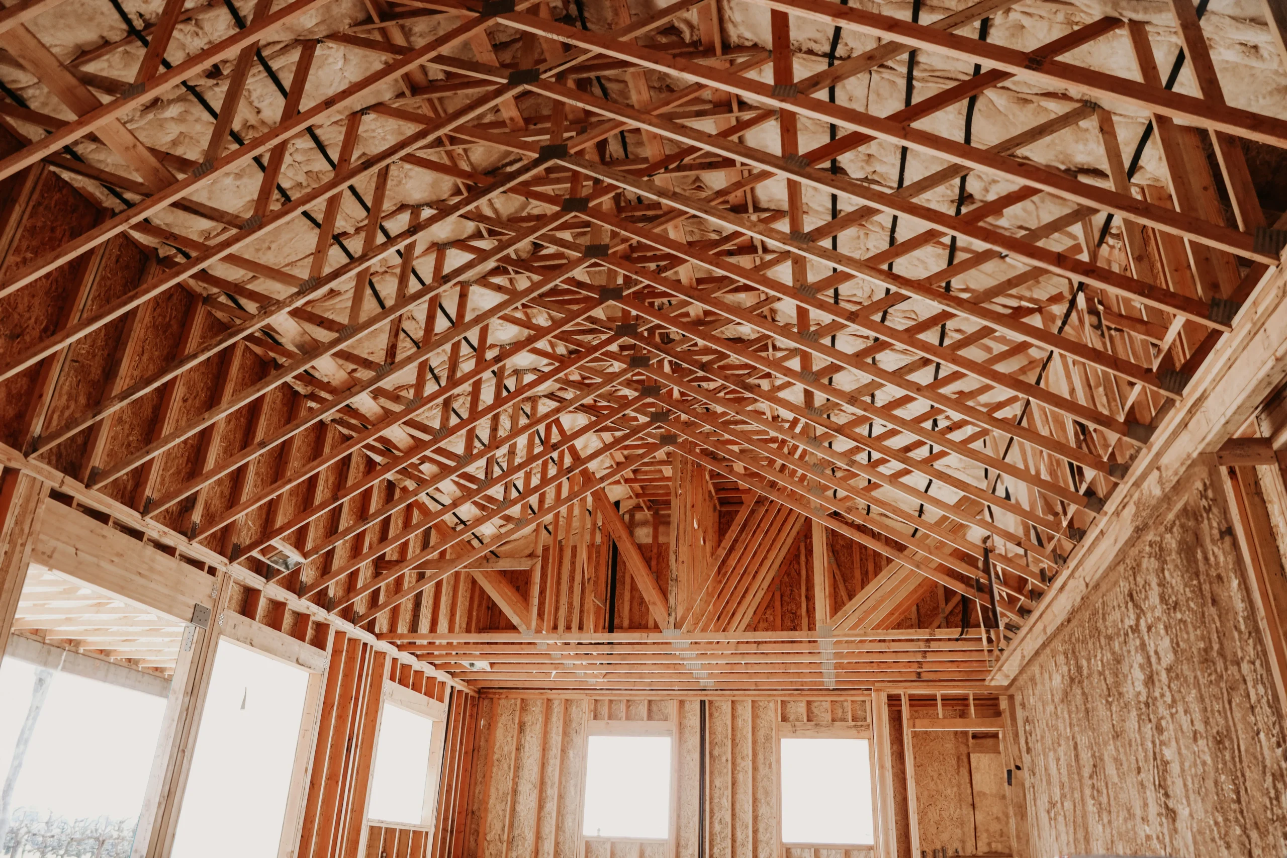 Insulated vaulted ceiling